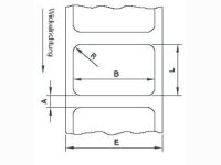 Etiketten Premium Papier - Z-Select 1000D, 76.2 x 50.80mm, Kern 19mm, 300 Etiketten/Rolle, thermodirekt, permanent