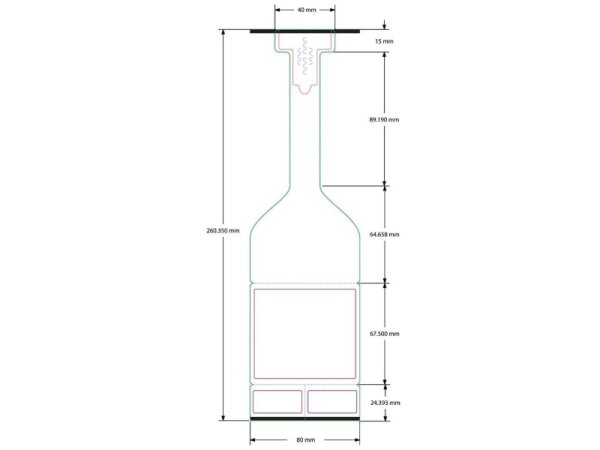 Blutbeutel-Etikett - Etikett zur Identifikation von Blut und Flüßigkeitsbeuteln