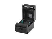BV420D-GL02-QM-S - Etikettendrucker, thermodirekt, 203dpi, USB + Ethernet, Linerless mit integriertem Abschneider, schwarz