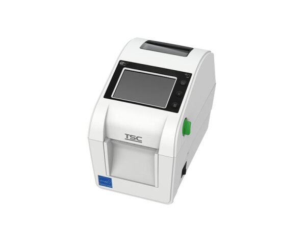 DH320THC - Etikettendrucker für das Gesundheitswesen, thermodirekt, 300dpi, USB + RS232 + Ethernet, 3.5"-LCD-Farb-Touchscreen, weiss