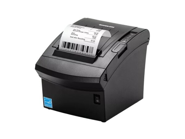 SRP-350plusV - Thermo-Bondrucker mit Abschneider, 80mm, 180dpi, 400mm/Sek., Visibility Intelligence Sensor, USB + Ethernet + WLAN, schwarz
