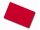 Plastikkarte - 86 x 54mm, 30mil, 0.76mm (blanko) - rot matt