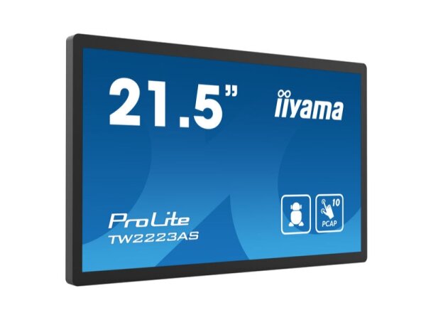 ProLite TW2223AS-B2  - 21.5" Touchmonitor, PCAP, 10 Touchpunkte, Android 12, Full HD, schwarz