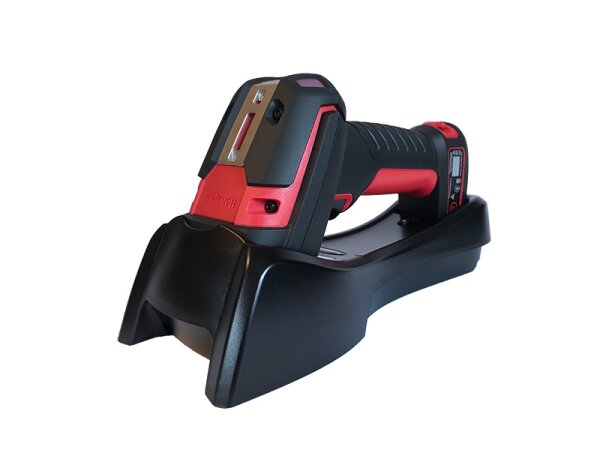 Granit XP 1991i XR- Kabelloser 2D-Barcodescanner, Bluetooth, Flexible Reichweite, USB-KIT, rot / schwarz